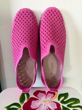 Ilse Jacobsen HORNBAEK Women's Pink Tulip Flats (EU 41/US 10.5)